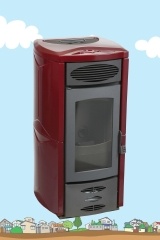 SOBA DE AER CALD SI FUNCTIONARE CU PELLET MODEL TOSCA 